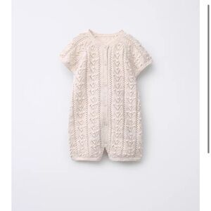 Zara knit short jumpsuit size 0-1